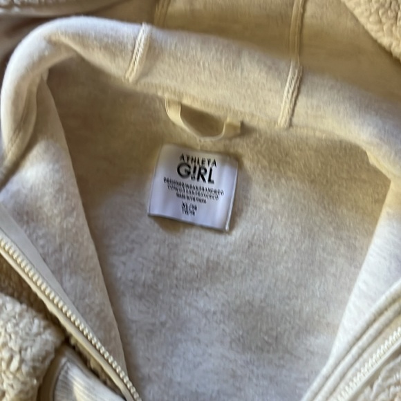 Athleta Girl XL Sherpa Zip Up - Picture 3 of 6